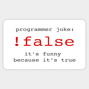 Programmer joke Sticker